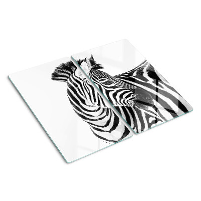 Velika daska za rezanje Zebra u crno-bijelim prugama