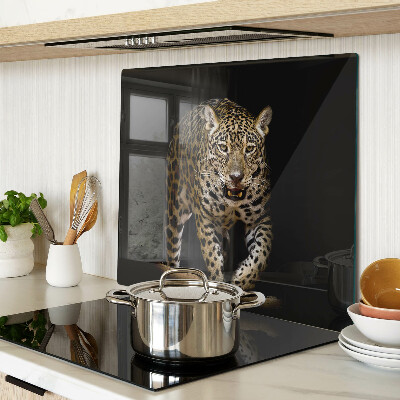 Staklena daska za rezanje Leopard u pokretu