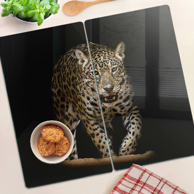 Staklena daska za rezanje Leopard u pokretu