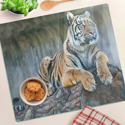 Velika daska za rezanje Tigar na deblu drveta