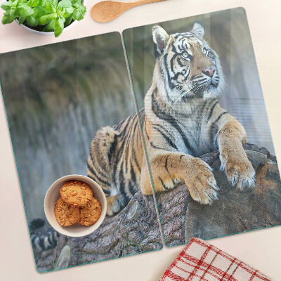 Velika daska za rezanje Tigar na deblu drveta
