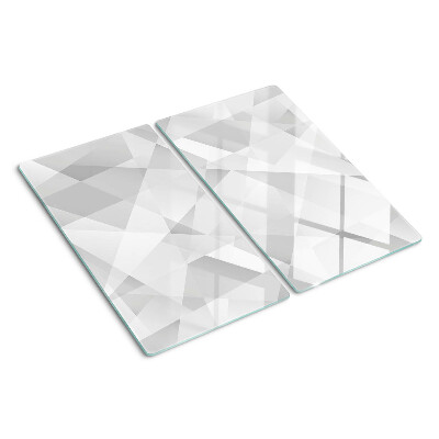 Velika daska za rezanje Geometrija u nijansama sive