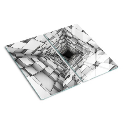 Velika daska za rezanje 3D kockasti labirint