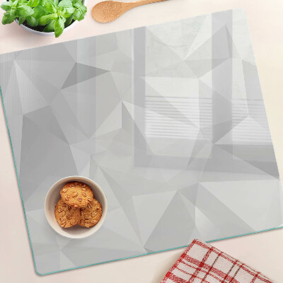 Velika daska za rezanje Geometrija u nijansama sive