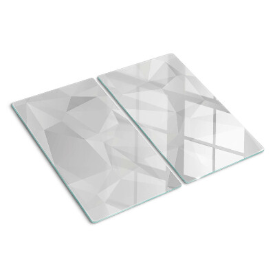 Velika daska za rezanje Geometrija u nijansama sive