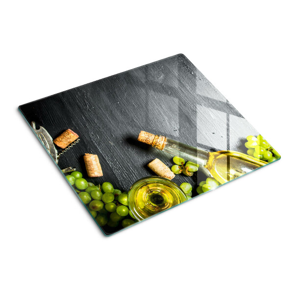 Staklena daska za rezanje Vino i grožđe