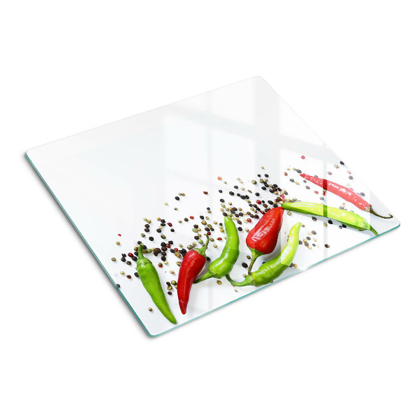 Staklena daska za rezanje Paprika i papar