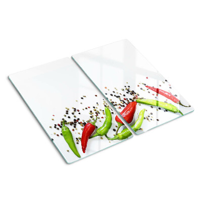 Staklena daska za rezanje Paprika i papar