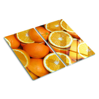Staklena daska za rezanje Narezane naranče