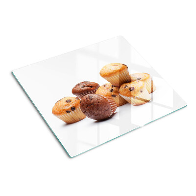 Staklena daska za rezanje Muffini od čokolade i vanilije