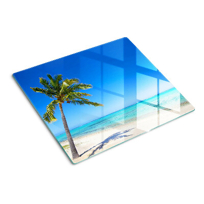 Velika daska za rezanje Plaža s palmom