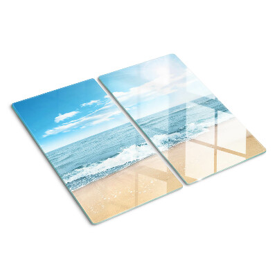 Staklena daska za rezanje Plaža i more