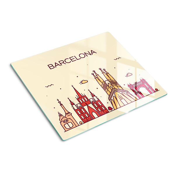 Staklena daska za rezanje Barcelona i njena arhitektura
