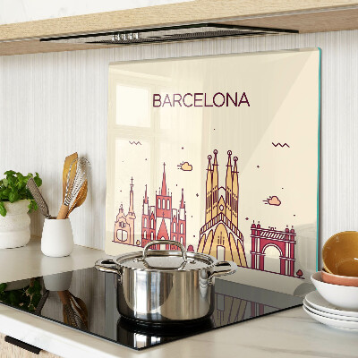 Staklena daska za rezanje Barcelona i njena arhitektura