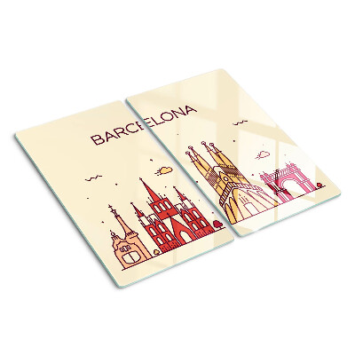 Staklena daska za rezanje Barcelona i njena arhitektura