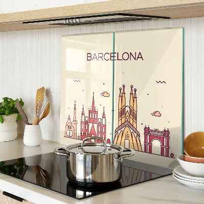 Staklena daska za rezanje Barcelona i njena arhitektura