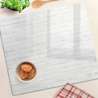 Staklena daska za rezanje Zid od opeke u minimalističkom stilu