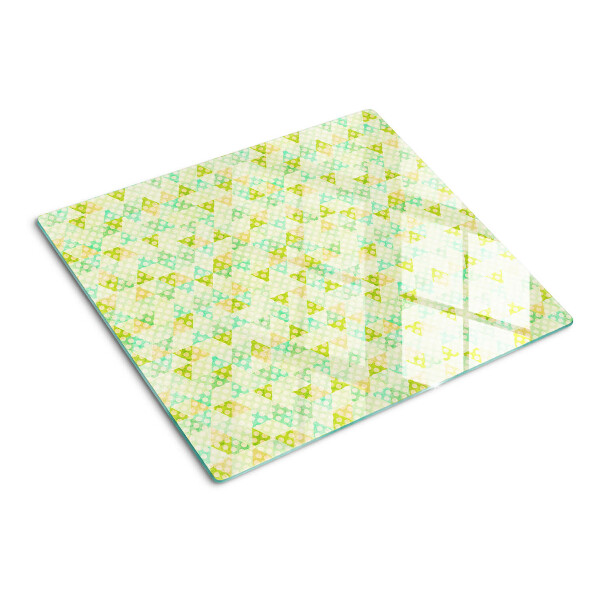 Velika daska za rezanje Geometrija u pastelnim bojama