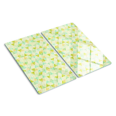 Velika daska za rezanje Geometrija u pastelnim bojama