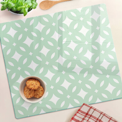 Staklena daska za rezanje Geometrijski uzorci u pastelnim bojama