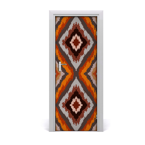 Samoljepljiva tapeta za vrata home Retro pozadina