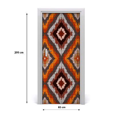 Samoljepljiva tapeta za vrata home Retro pozadina