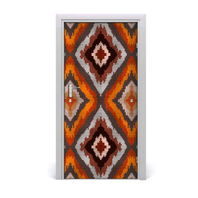 Samoljepljiva tapeta za vrata home Retro pozadina