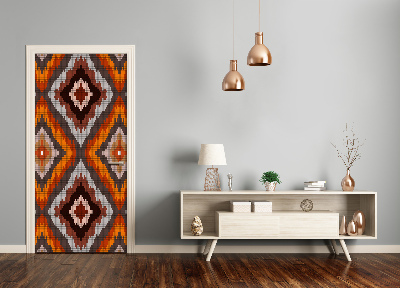 Samoljepljiva tapeta za vrata home Retro pozadina