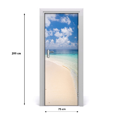 Folija za vrata Plaža Maldivi