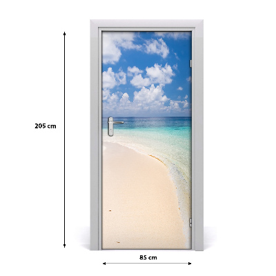 Folija za vrata Plaža Maldivi
