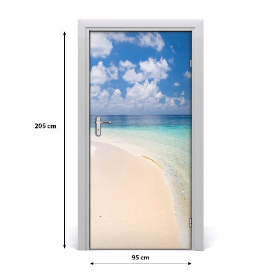 Folija za vrata Plaža Maldivi