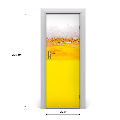 Samoljepljiva tapeta za vrata doma Pivo
