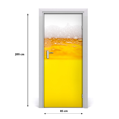Samoljepljiva tapeta za vrata doma Pivo