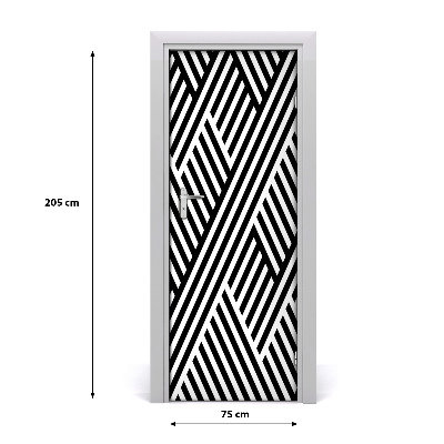 Foto tapeta za vrata Geometrijska pozadina