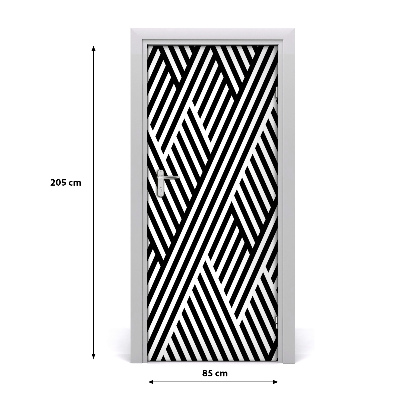 Foto tapeta za vrata Geometrijska pozadina