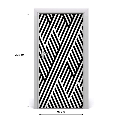 Foto tapeta za vrata Geometrijska pozadina