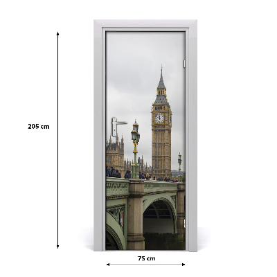 Samoljepljiva folija za vrata Big Ben London