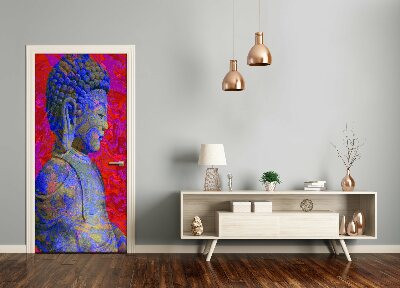 Samoljepljiva tapeta za vrata Buddha apstrakcija