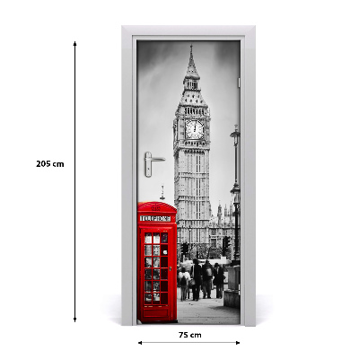 Samoljepljiva folija za vrata Big Ben London