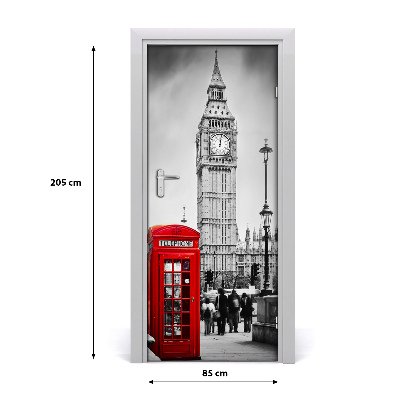 Samoljepljiva folija za vrata Big Ben London