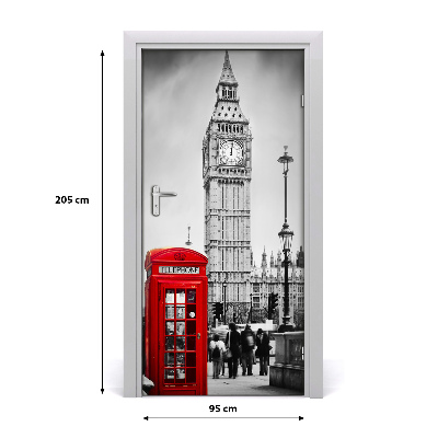 Samoljepljiva folija za vrata Big Ben London