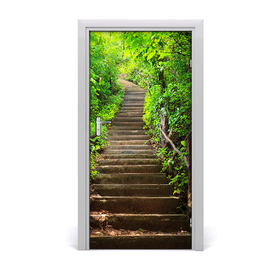 Folija za vrata Stepenice do šume
