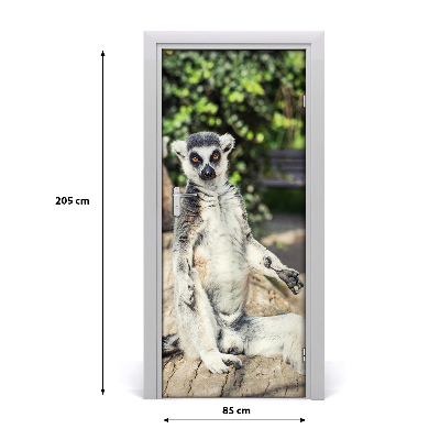 Naljepnica za vrata Lemur