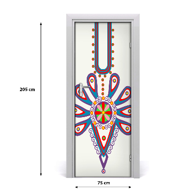 Naljepnica za vrata Poljski narodni uzorak