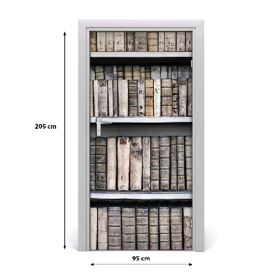 Samoljepljiva tapeta za vrata Polica za knjige