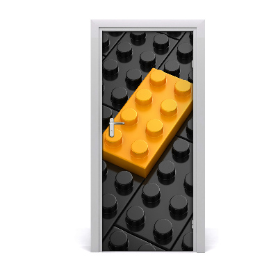 Naljepnica za vrata Lego kocke