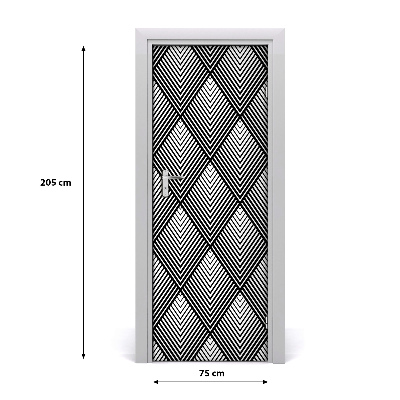 Samoljepljiva tapeta za vrata Geometrijska pozadina