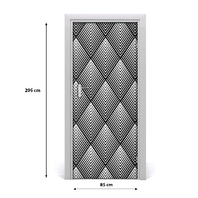 Samoljepljiva tapeta za vrata Geometrijska pozadina
