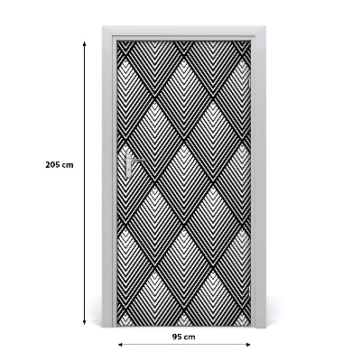 Samoljepljiva tapeta za vrata Geometrijska pozadina