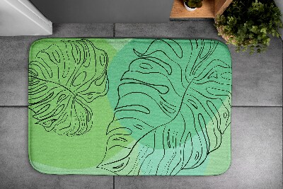 Kupaonski tepih Lišće Monstere